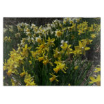Yellow and White Daffodils Spring Flowers Cutting Board