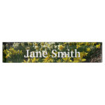 Yellow and White Daffodils Spring Flowers Desk Name Plate