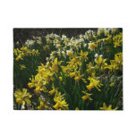 Yellow and White Daffodils Spring Flowers Doormat