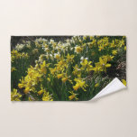 Yellow and White Daffodils Spring Flowers Hand Towel