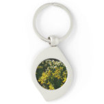Yellow and White Daffodils Spring Flowers Keychain