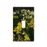 Yellow and White Daffodils Spring Flowers Light Switch Cover