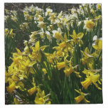 Yellow and White Daffodils Spring Flowers Napkin