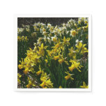 Yellow and White Daffodils Spring Flowers Napkins