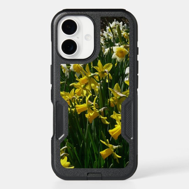 Yellow and White Daffodils Spring Flowers Otterbox iPhone Case (Back)