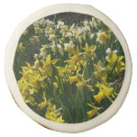 Yellow and White Daffodils Spring Flowers Sugar Cookie