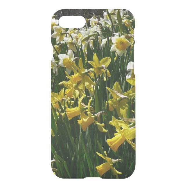 Yellow and White Daffodils Spring Flowers Uncommon iPhone Case (Back)
