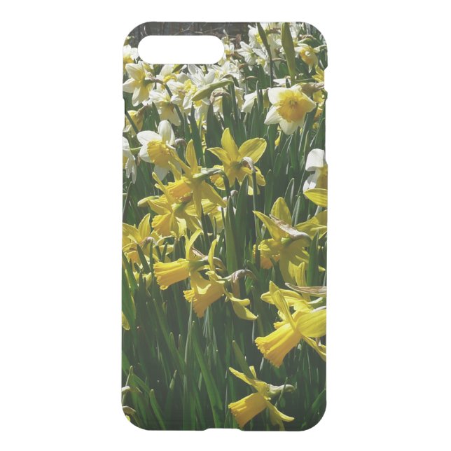 Yellow and White Daffodils Spring Flowers Uncommon iPhone Case (Back)