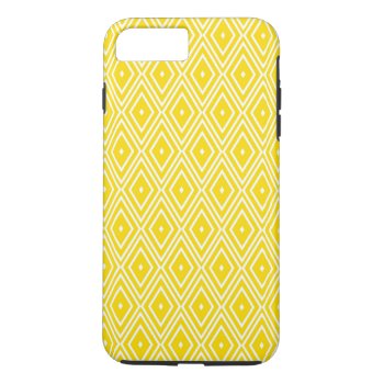 Yellow And White Diamonds Iphone 8 Plus/7 Plus Case by greatgear at Zazzle