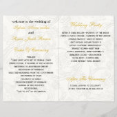 Yellow and White Floral Spring Wedding (Back)