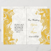 Yellow and White Floral Spring Wedding (Front/Back)