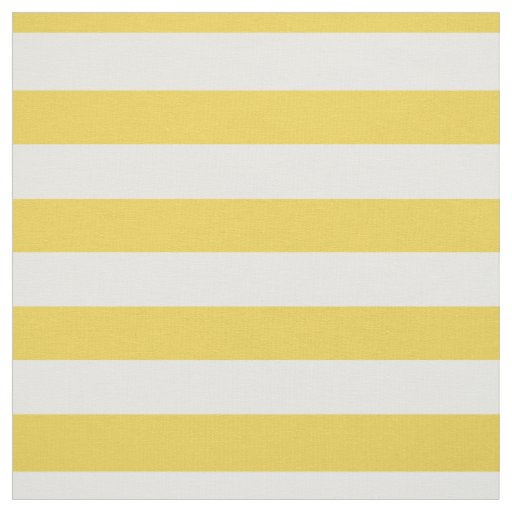 Yellow and White Stripe Pattern Fabric