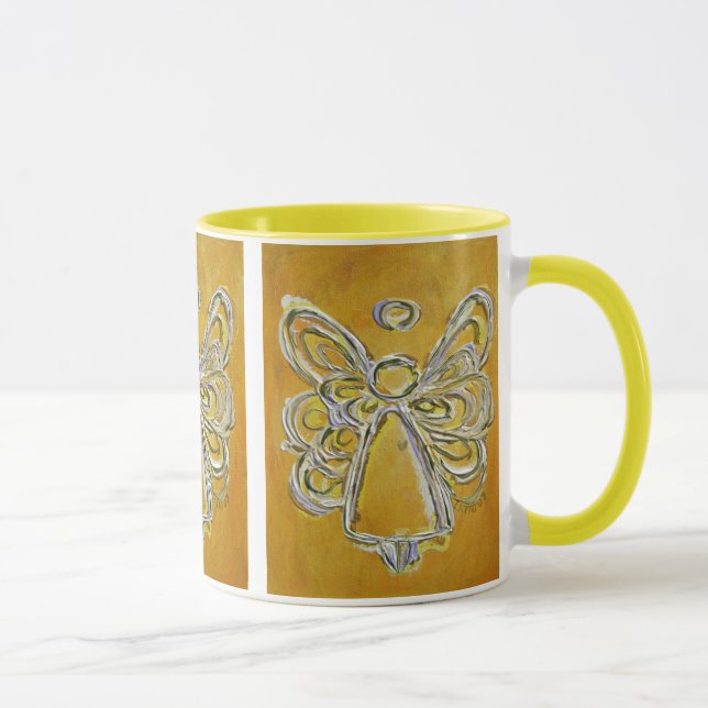 Yellow Angel Mug or Cup (Right)