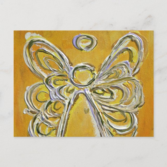Yellow Angel Postcard (Front)