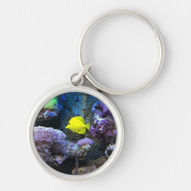 Yellow Angelfish Keychain (Front)
