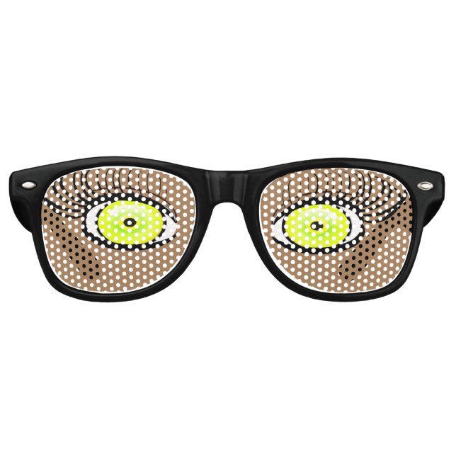 Yellow Animal Eyes Glasses (Front)