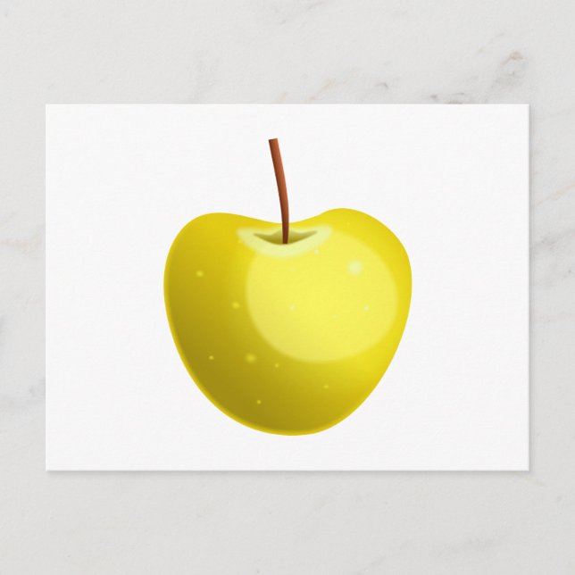 Yellow Apple Postcard (Front)