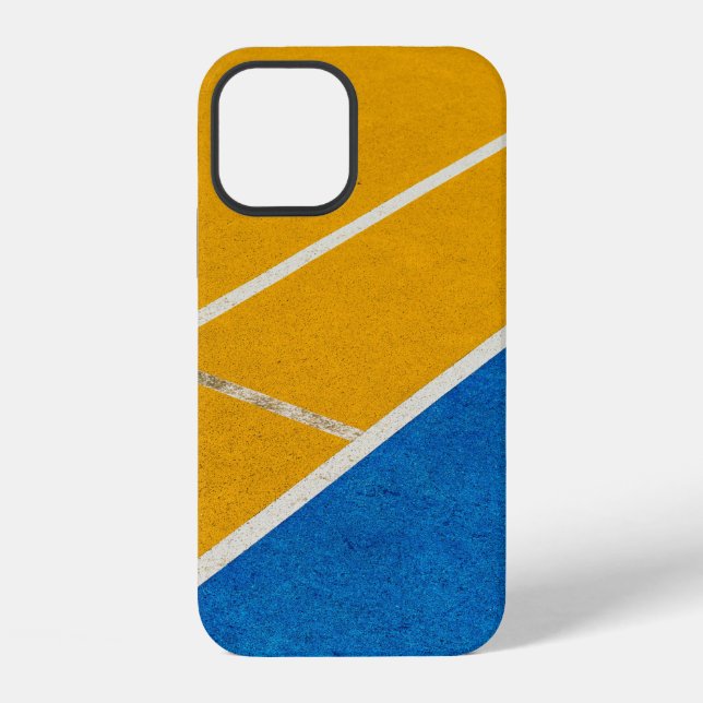 Yellow area rug iphone case (Back)