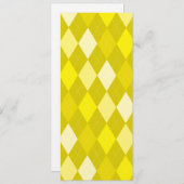 Yellow argyle pattern (Front/Back)