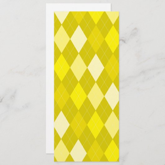 Yellow argyle pattern (Front/Back)