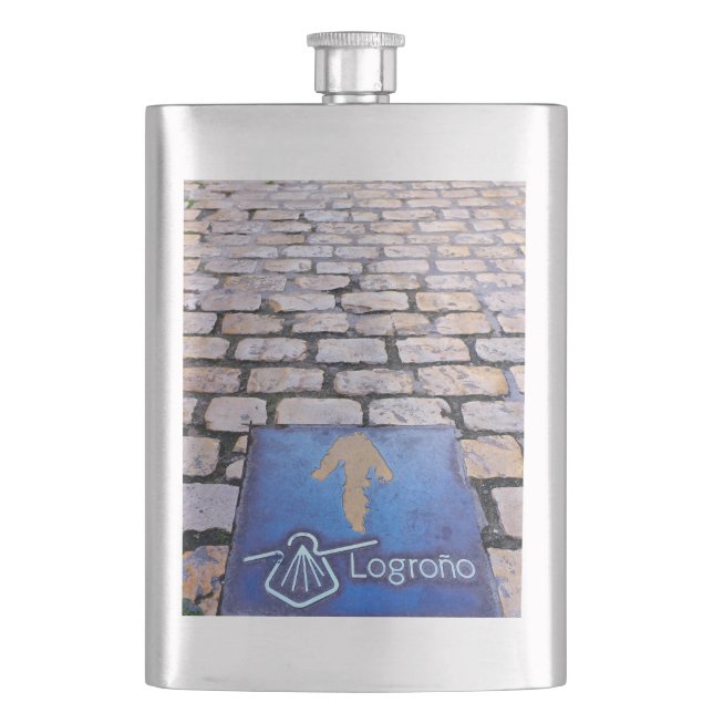 Yellow arrow flask (Front)
