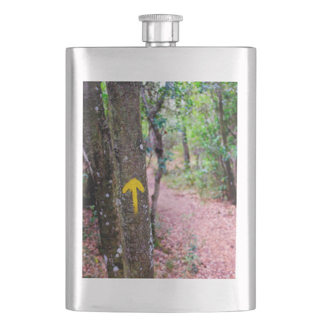 Yellow arrow flask (Front)