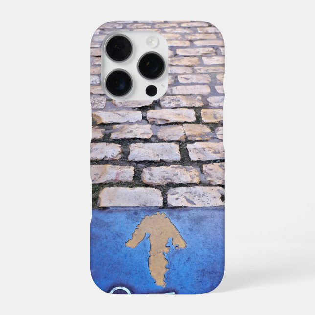 Yellow arrow iPhone case (Back)