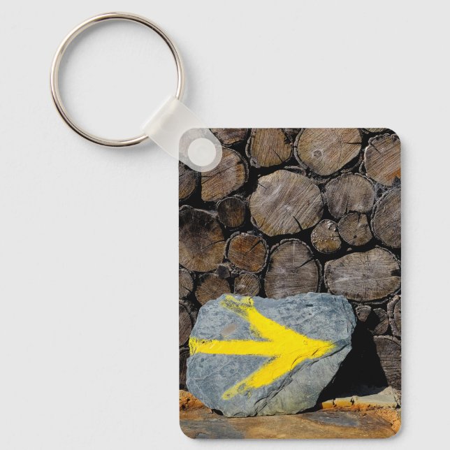 Yellow arrow keychain (Front)