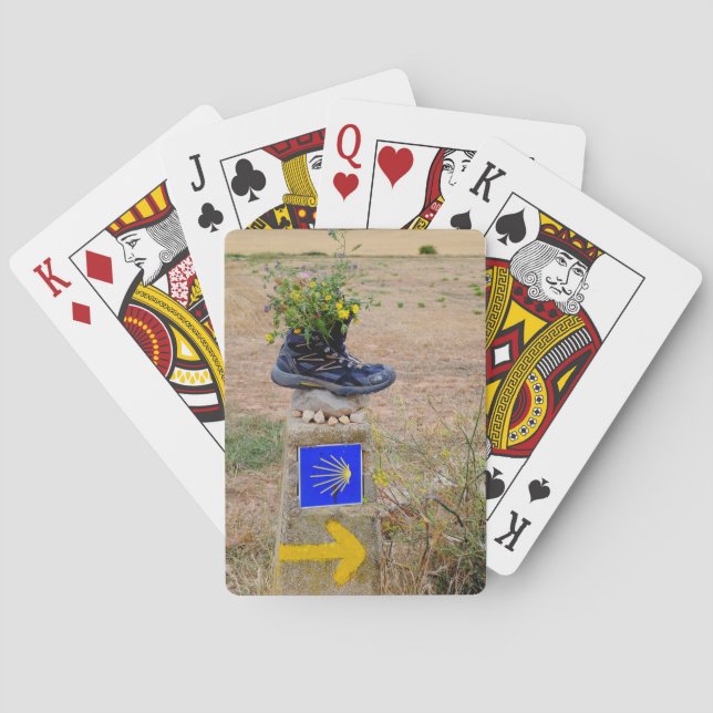 Yellow arrow poker cards (Back)