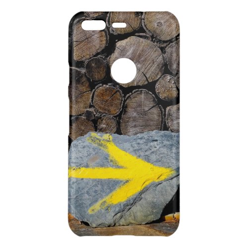 Yellow arrow uncommon google pixel case