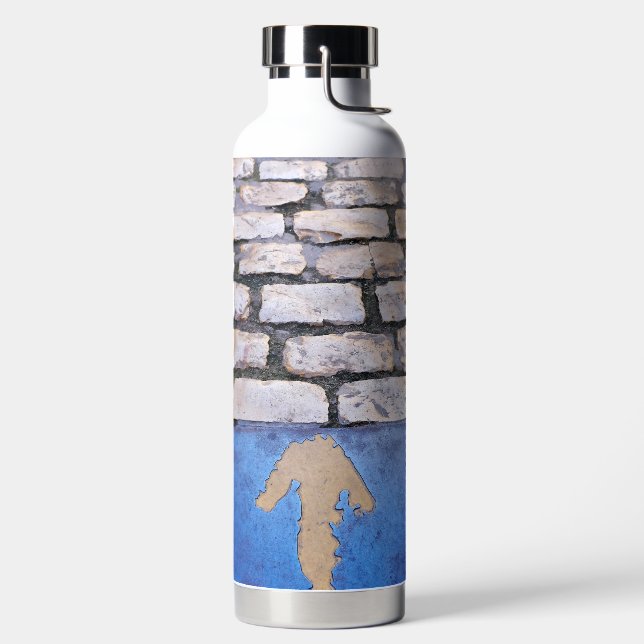 Yellow arrow water bottle (Left)