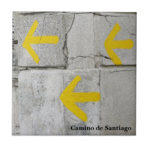 Yellow Arrows Camino Tile