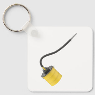 Yellow ash vacuum cleaner keychain