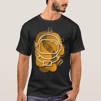 Yellow Astronaut Helmet T-Shirt