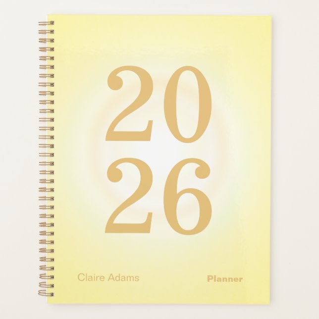 Yellow Aura Big Year Planner (Front)