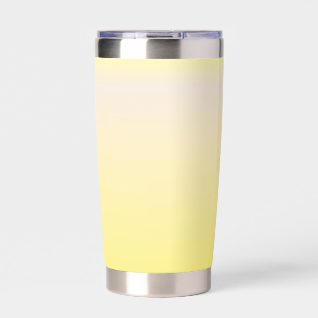 Yellow Aura Ombre Insulated Tumbler (Front)