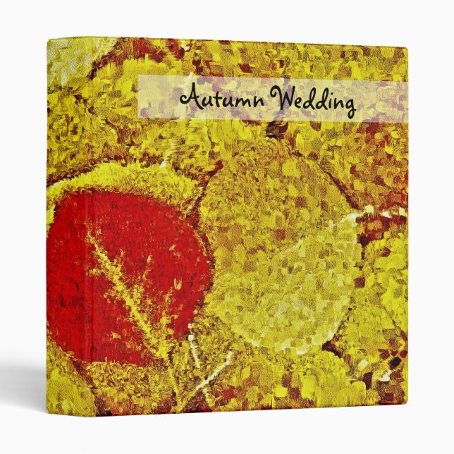 Yellow Autumn - Painting Art Binder (Front/Spine)
