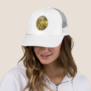 YELLOW AUTUMN TREES TRUCKER HAT