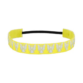 Yellow Awareness Ribbon Angel Custom Art Headband