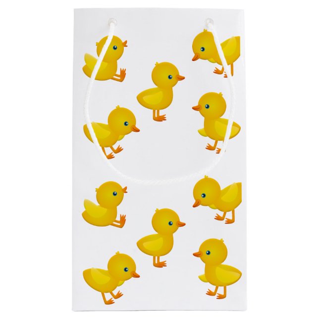 Yellow Baby Chicks Gift Bag (Back)