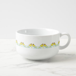 Yellow Baby Chicks Soup Mug