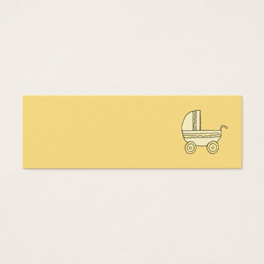 Yellow Baby Pram. (Front)