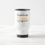 Yellow Bachelorette Bash Tshirts and Gifts Travel Mug