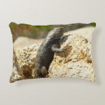 Yellow-Backed Spiny Lizard at Joshua Tree Accent Pillow