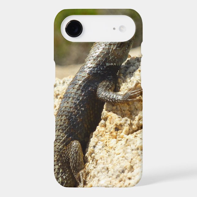 Yellow-Backed Spiny Lizard at Joshua Tree Case-Mate iPhone Case (Back)