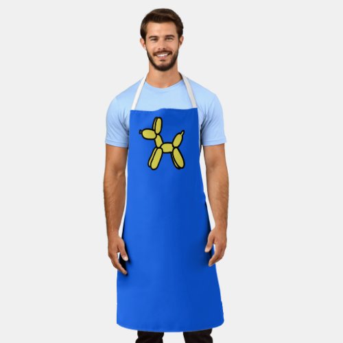 Yellow Balloon Dog Apron