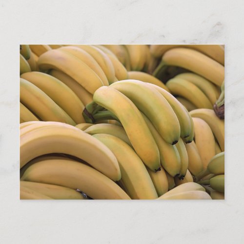 yellow bananas for snack postcard