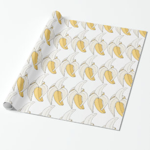 Yellow Bananas Fruit Wrapping Paper