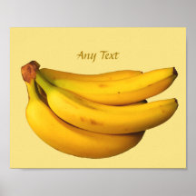 Yellow Bananas in a Bunch Folk Art