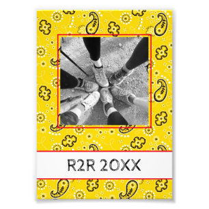 Yellow Bandana Adventure Photo Fun Print